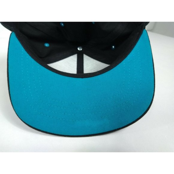 DC Shoe Co Embroidered Blue Black Snapback Hat/Cap Size Small - Picture 4 of 7